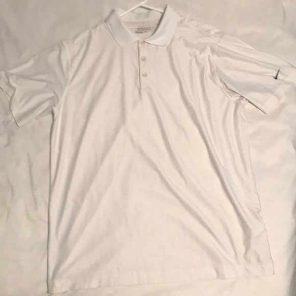 White nike golf polo size Large - Picture 1 of 2